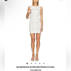 by Marianna Archie Mini Dress in Ivory
L'Academie